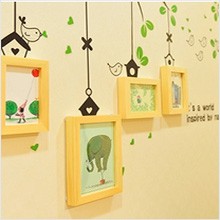 椭圆相框照片墙